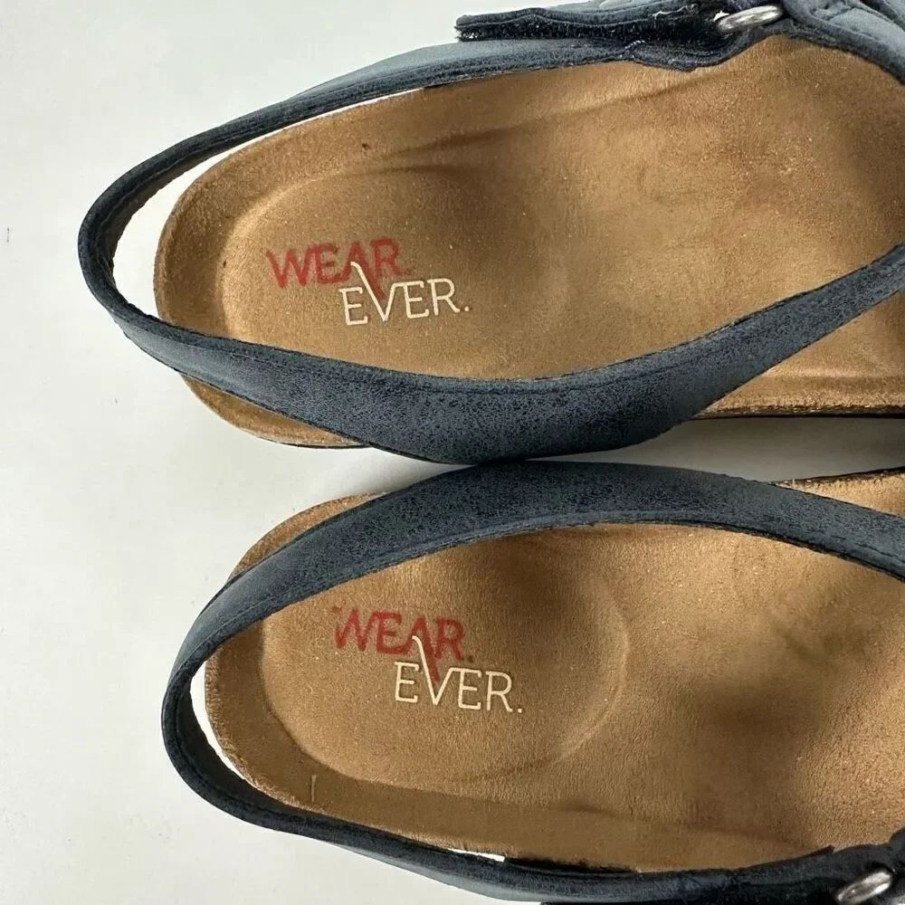 Wear.Ever. Perty Sandals women’s 7.5 Blue - Picture 11 of 11